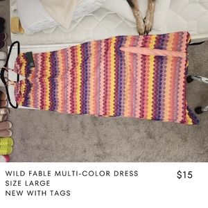 Wild Fable Multi-color Summer Dress